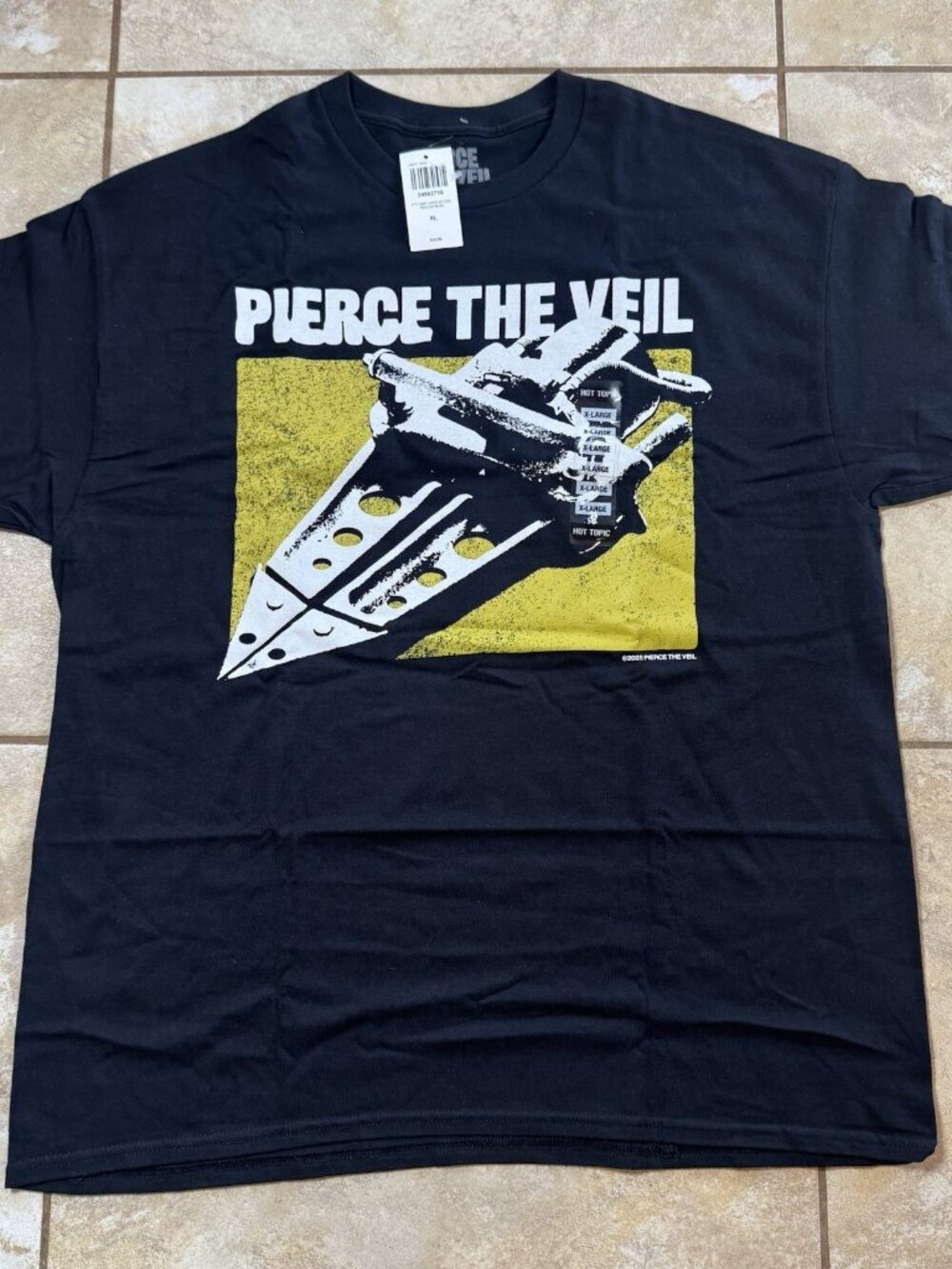 Pierce The Veil The Jaws Of Life T-Shirt X-LARGE New With Tags